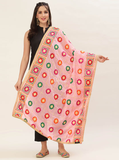 Pashtush India Womens Dupatta Pashtush Womens Phulkari Dupatta