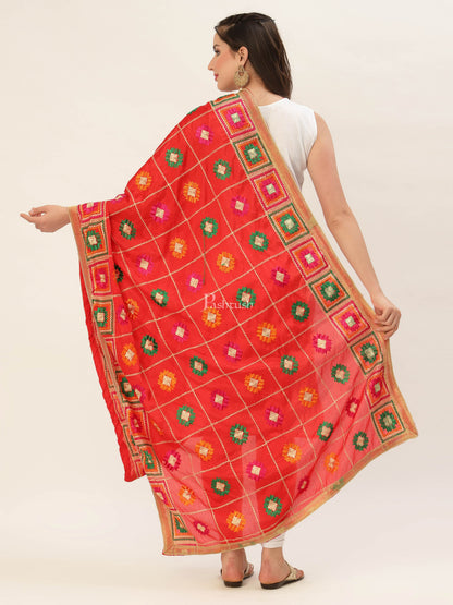 Pashtush India Womens Dupatta Pashtush Womens Phulkari Dupatta