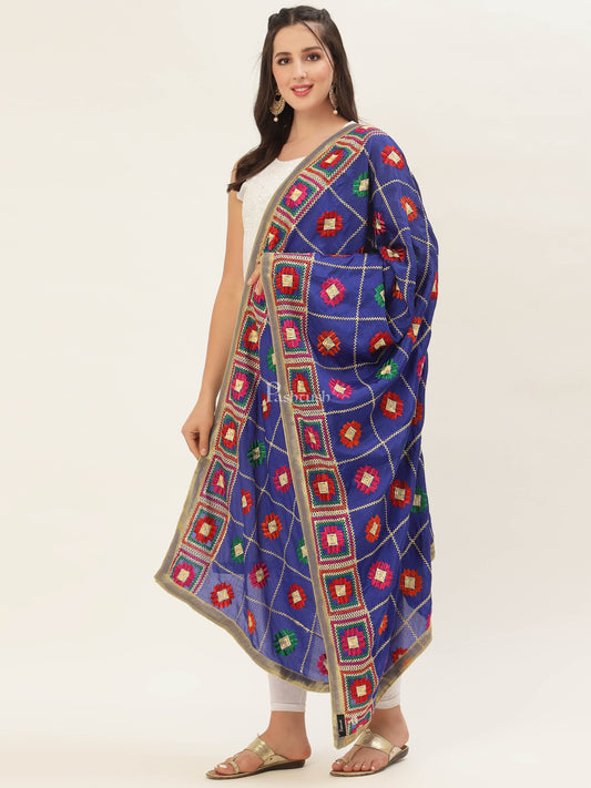 Pashtush India Womens Dupatta Pashtush Womens Phulkari Dupatta