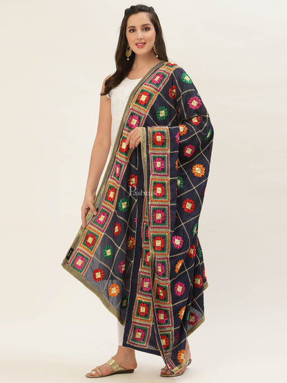 Pashtush India Womens Dupatta Pashtush Womens Phulkari Dupatta