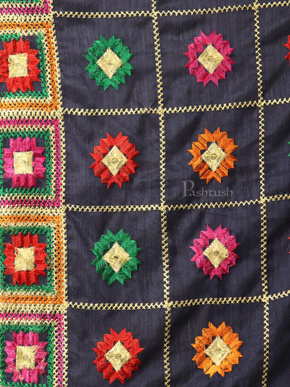 Pashtush India Womens Dupatta Pashtush Womens Phulkari Dupatta