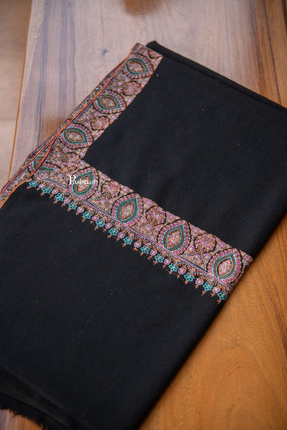 Pashtush India Womens Shawls Pashtush Womens Pure Pashmina Shawl, Black