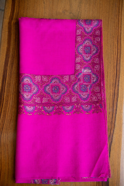Pashtush India Womens Shawls Pashtush Womens Pure Pashmina Shawl, Magenta