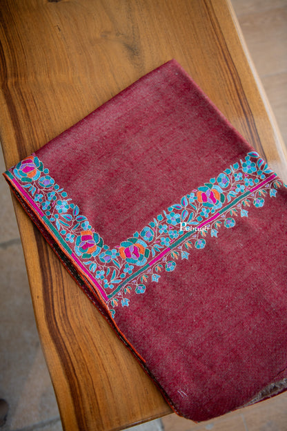 Pashtush India Womens Shawls Pashtush Womens Pure Pashmina Shawl, Maroon