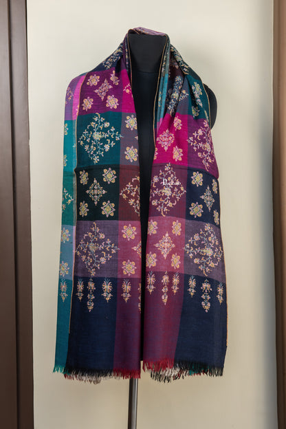 Pashtush India Womens Shawls Pashtush Womens Pure Pashmina Shawl, Multicolour