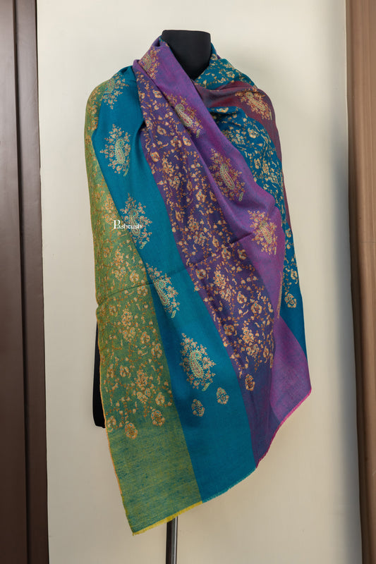 Pashtush India Womens Shawls Pashtush Womens Pure Pashmina Shawl, Multicolour