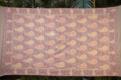 Pashtush India Womens Shawls Pashtush Womens Pure Pashmina Shawl, Multicolour With Natural Woven Base