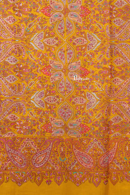 Pashtush India Womens Shawls Pashtush Womens Pure Pashmina Shawl, Mustard