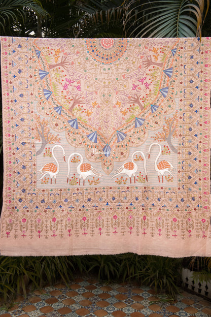 Pashtush India Womens Shawls Pashtush Womens Pure Pashmina Shawl, Peach