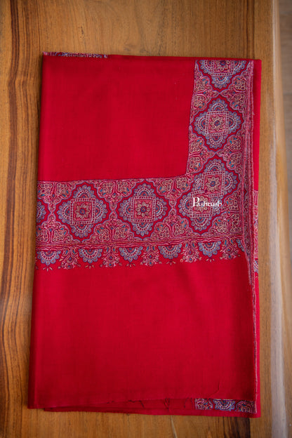 Pashtush India Womens Shawls Pashtush Womens Pure Pashmina Shawl, Red