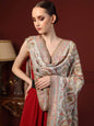 Pashtush India 70x200 Pashtush Womens Pure Wool Kaani Stole, With Woolmark Certification
