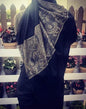 Pashtush India Stole Pashtush Womens Reversible Stole, Paisley design Navy