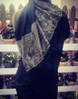 Pashtush India Stole Pashtush Womens Reversible Stole, Paisley design Navy