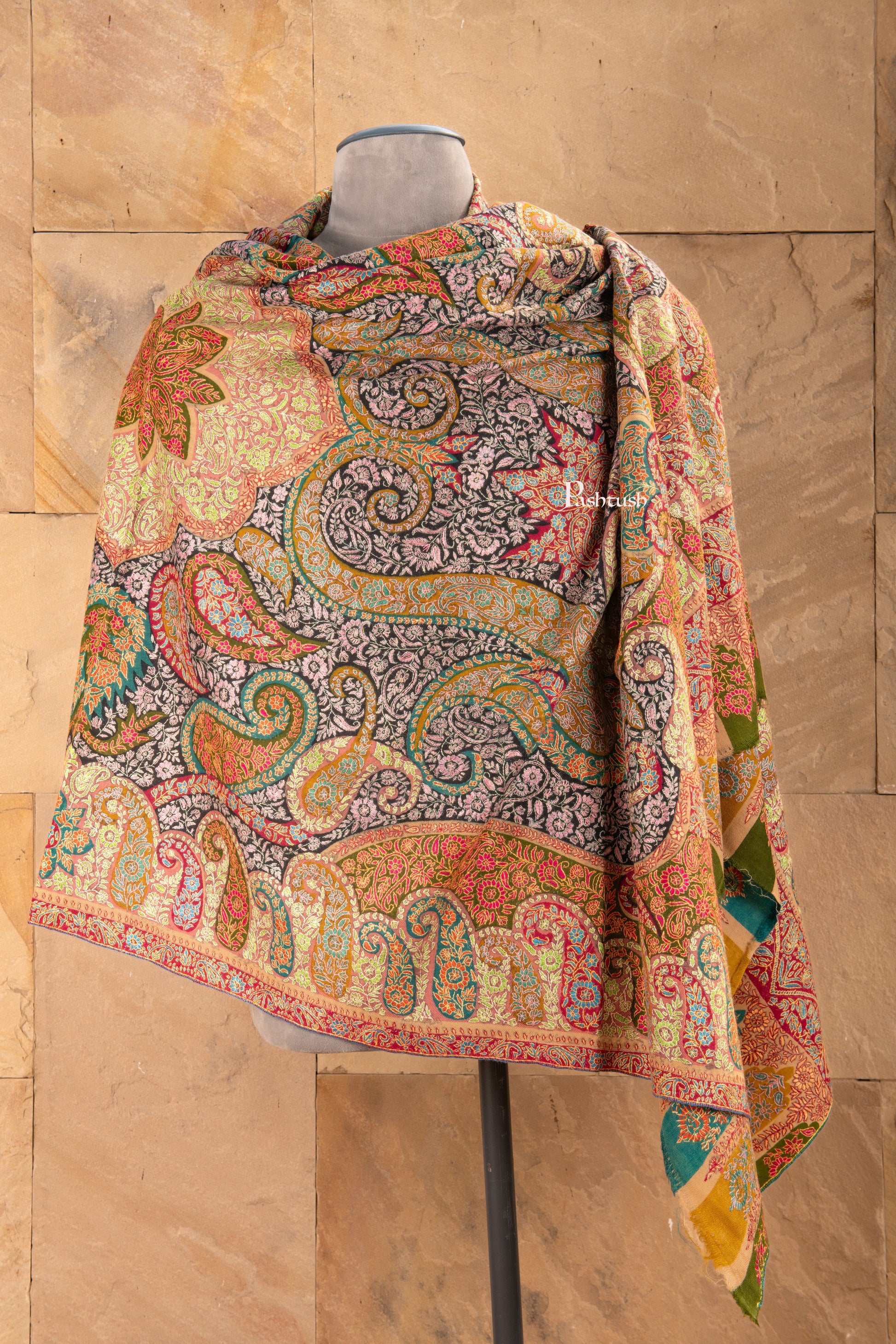 Pashtush India Womens Shawls Pashtush Womens Shawl