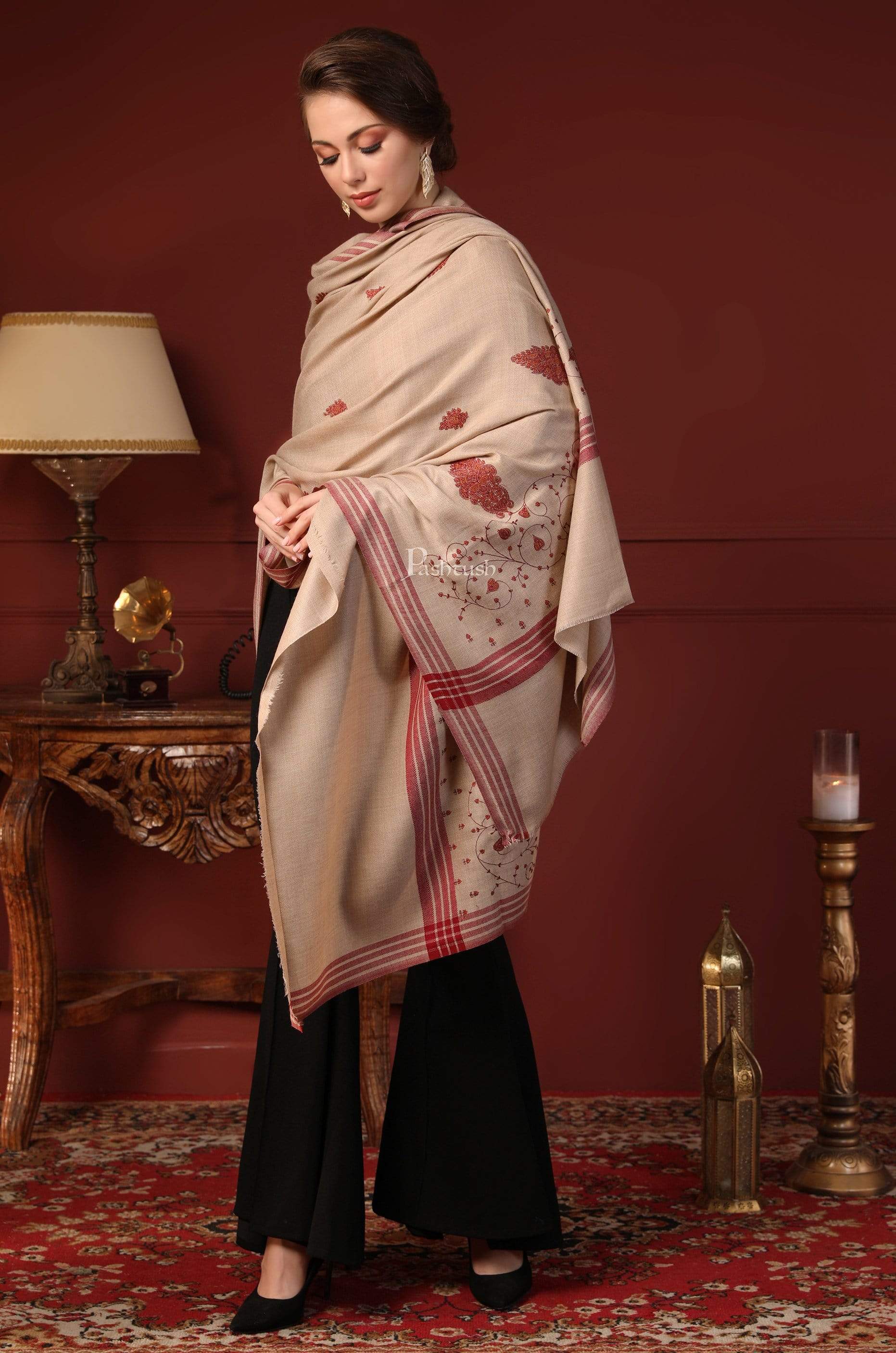 Pashtush India 0 Pashtush Womens Shawl