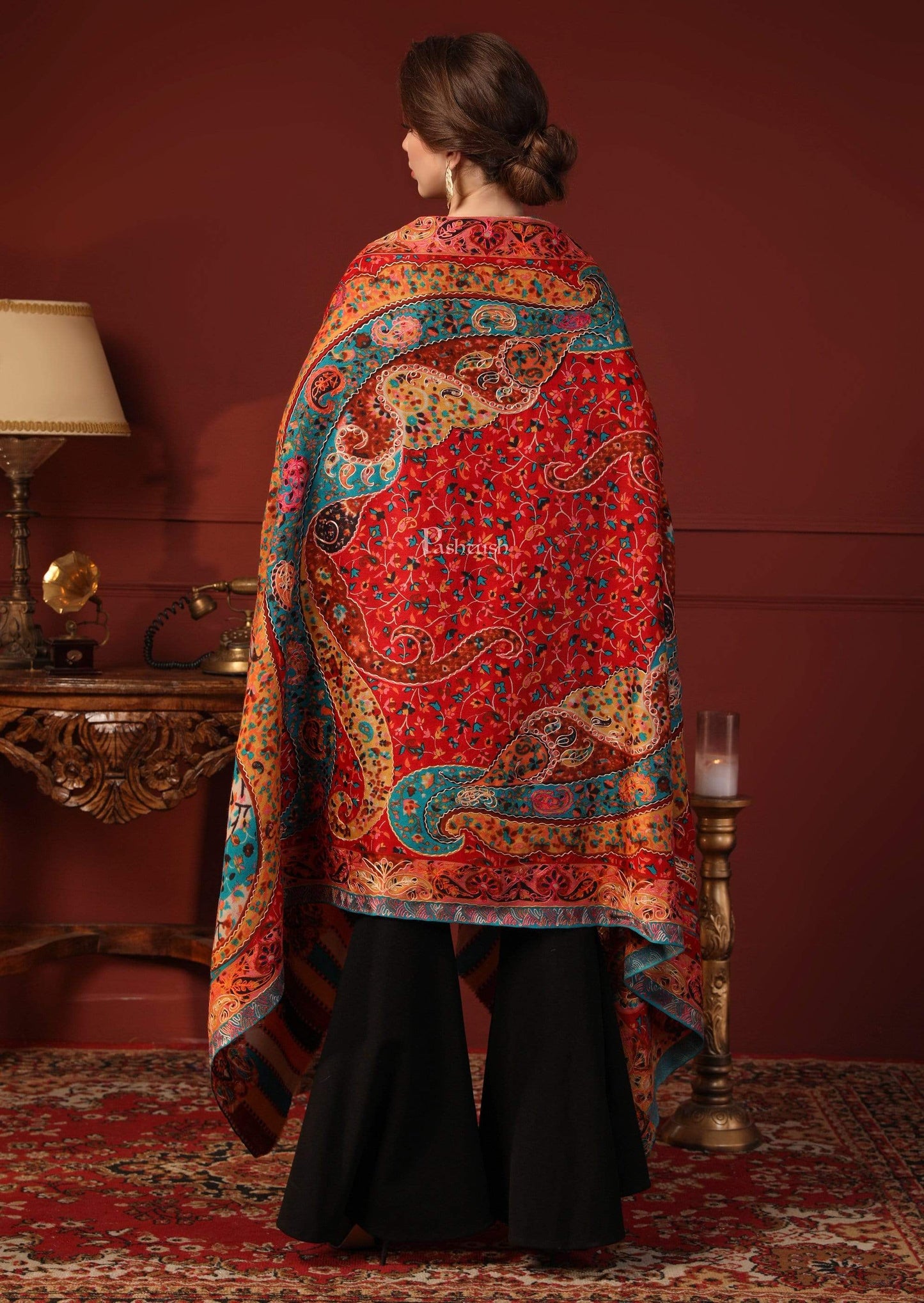 Pashtush India 0 Pashtush Womens Shawl
