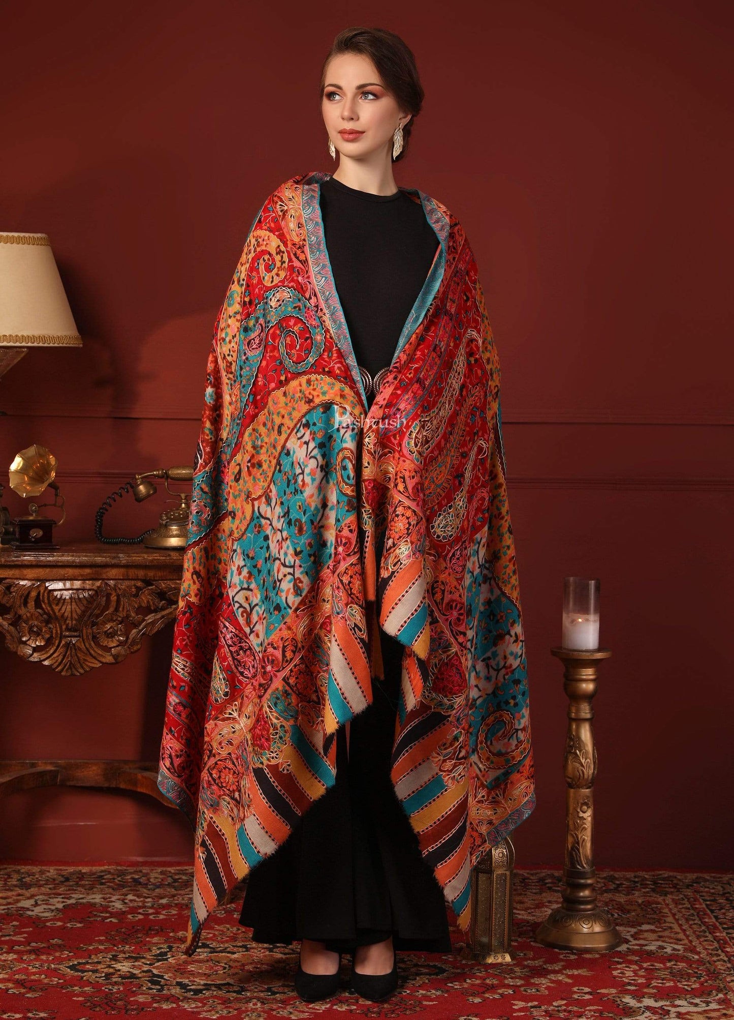 Pashtush India 0 Pashtush Womens Shawl