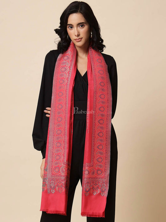 Pashtush India Womens Shawls Pashtush Womens Shawl, Faux Pashmina, Soft and Warm, Fuschia