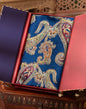 Pashtush India Gift Pack Pashtush Womens Shawl, Kashmiri Hand Embroidery, Soft and Warm Wool, With Outlined Thread work, Navy Blue
