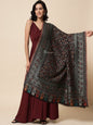 Pashtush India Womens Shawls Pashtush Womens Shawl, Twilight Collection, Bamboo Shawl with Mettalic Thread Weave, Black