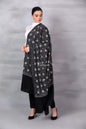 Pashtush Shawl Store Shawl Pashtush Womens Shawl with Tone on Tone Embroidery, Soft and Warm, Light Weight