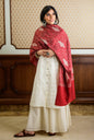 Pashtush India Womens Shawls Pashtush Womens Shawl With Tone On Tone Embroidery, Soft And Warm, Light Weight