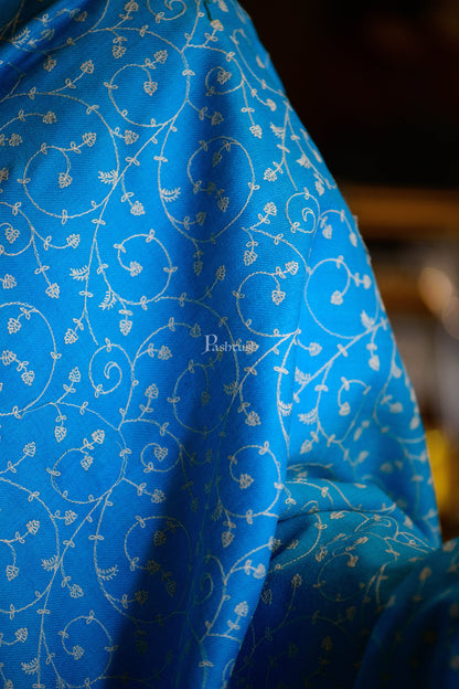Pashtush India Womens Shawls Pashtush Womens Shawl With Tone On Tone Embroidery, Soft And Warm, Light Weight