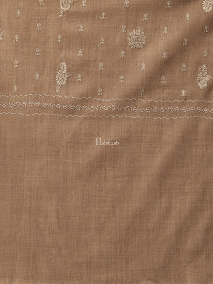 Pashtush India Womens Shawls Pashtush Womens Shawl With Tone On Tone Embroidery, Soft, Warm, Light Weight