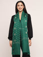 Pashtush India Womens Shawls Pashtush Womens Shawl With Tone On Tone Embroidery, Soft, Warm, Light Weight