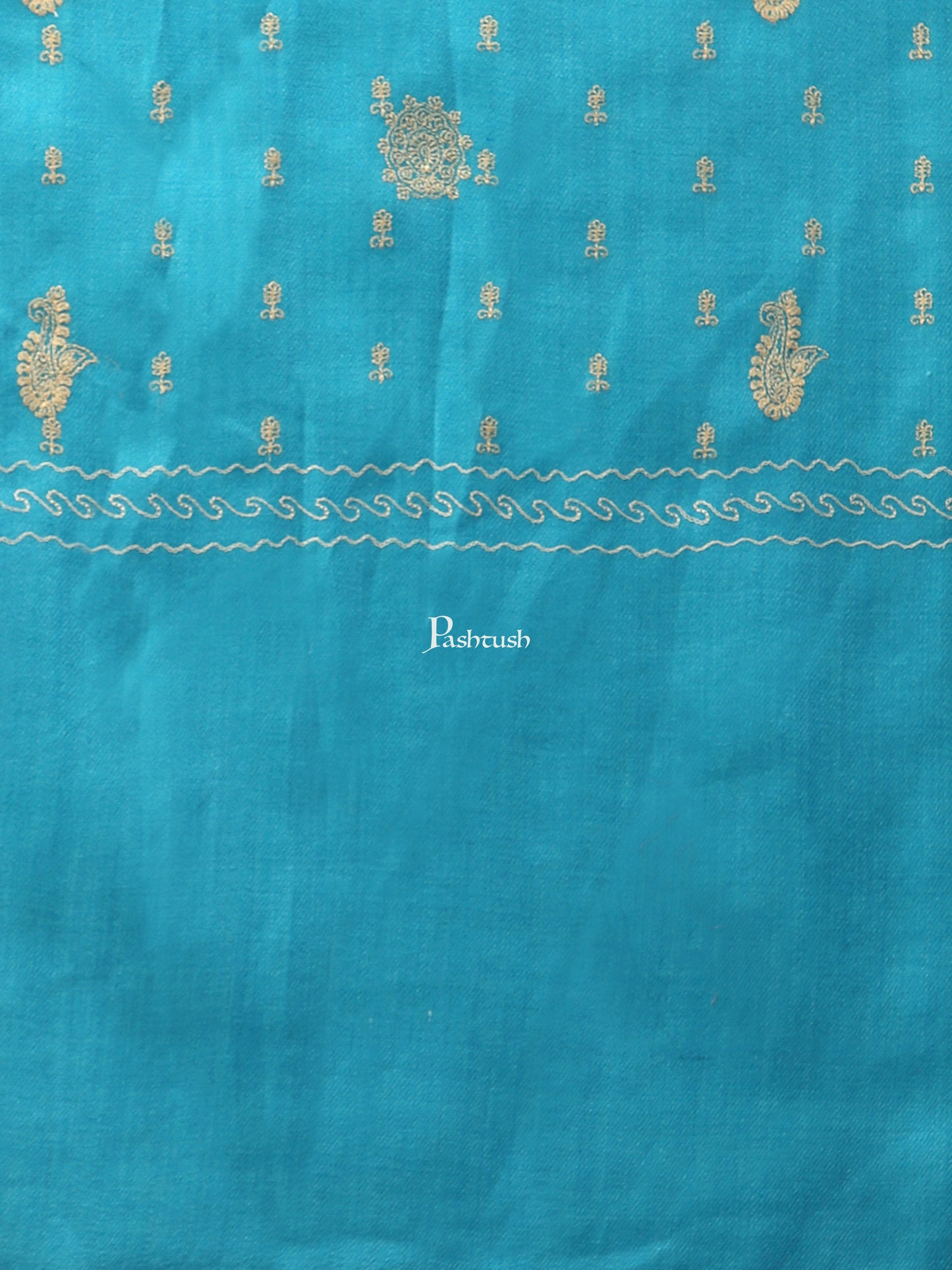 Pashtush India Womens Shawls Pashtush Womens Shawl With Tone On Tone Embroidery, Soft, Warm, Light Weight