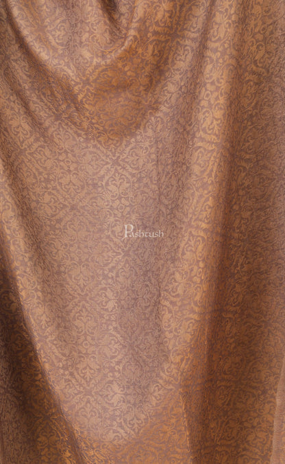 Pashtush India 70x200 Pashtush Womens Twilight Collection, Jacquard Stole, With Metallic Thread Weave, Fine Wool