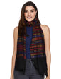 Pashtush India 70x200 Pashtush Womens Twilight Collection, Reversible With Metallic Thread Weave, Fine Wool