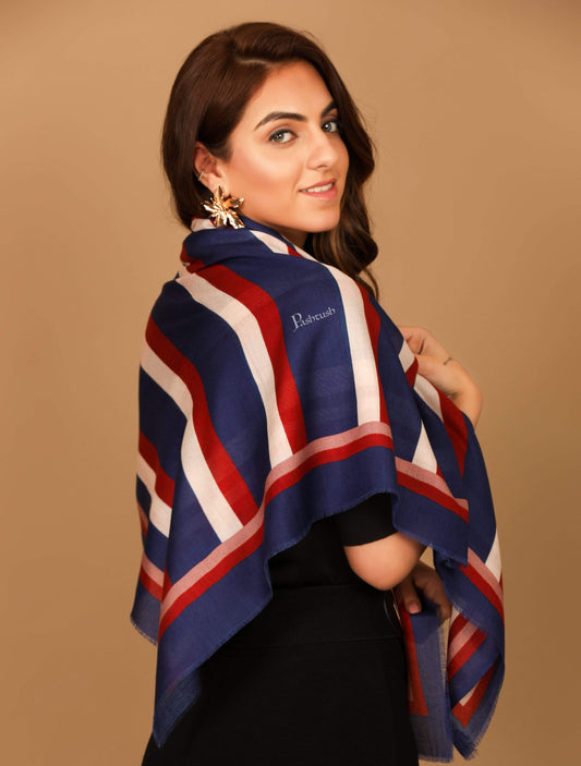 Pashtush Shawl Store Stole Pashtush Womens Ultra Soft Multicoloured Bamboo Scarf 28 x 80 inches.