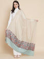 Pashtush India Womens Shawls Pashtush Womens Womens, Extra Fine Wool, Ethnic Motif Palla Woven, Beige