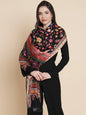 Pashtush India Womens Stoles and Scarves Scarf Pashtush Womens Womens, Extra Soft Bamboo, Floral Paisley  Printed, Multicolour