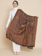 Pashtush India Womens Shawls Pashtush Womens Womens, Faux Pashmina, Paisley Woven Jamawar Woven, Black
