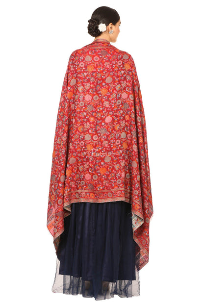 Pashtush India Womens Shawls Pashtush Womens Woven Ethnic Shawl, Woollen, Faux Pashmina Shawl Multi Coloured
