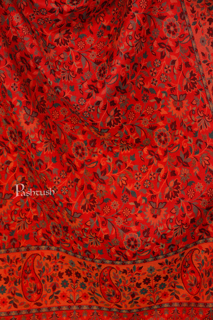 Pashtush Store Stole Pashtush Womens Woven Kaani Stole, Woollen, Faux Pashmina Stole