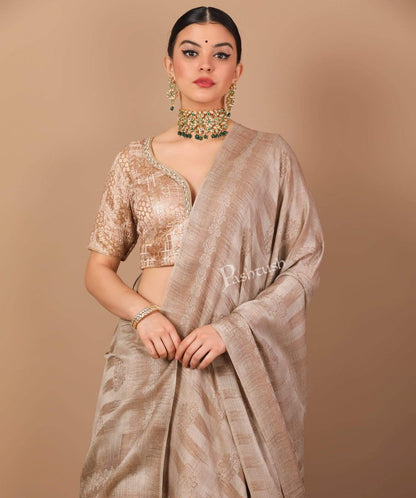 Pashtush India 70x200 Pashtush Womens Woven Paisley, Self Shawl, in Extra Soft Fine Wool, Large Wrap Size