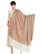 Pashtush India 100x200 PASHTUSH WOMENS WOVEN PAISLEY, SELF SHAWL, IN EXTRA SOFT FINE WOOL, LARGE WRAP SIZE