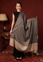 Pashtush India 100x200 Pashtush Womens Woven Paisley, Self Shawl, In Extra Soft Fine Wool, Large Wrap Size