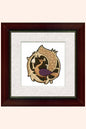 pashtush Artwork Pashtush Wooden Artwork, Resting Peacock Wall Art, Crafted using Multiple Colours of Natural Wood