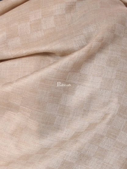 Pashtush India Mens Scarves Stoles and Mufflers Pashtush Woven Mens Fine Wool Stole, Checks Mens Muffler, Warm Cashmere Feel