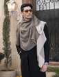 Pashtush India 70x200 Pashutsh Mens Twilight Striped Scarf, With Metallic Thread Weave