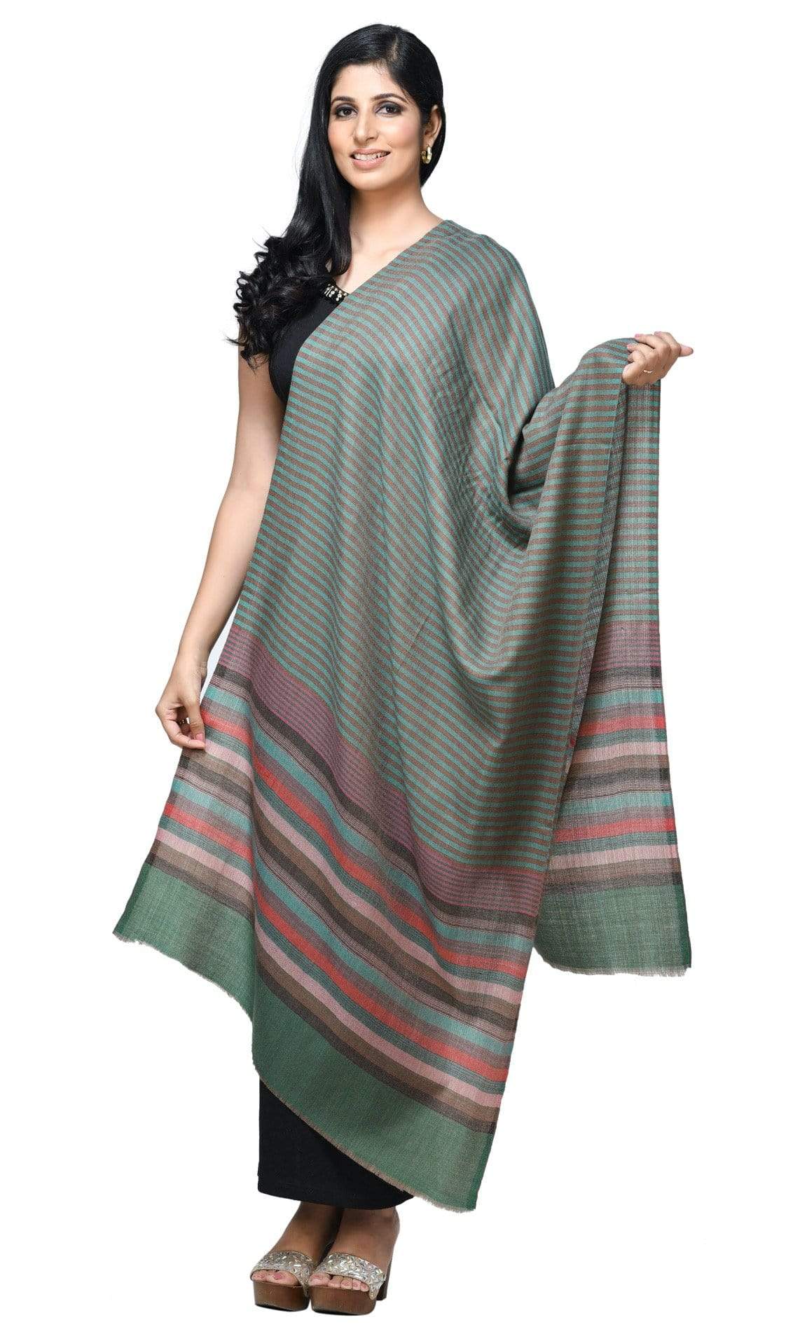 Pashwool 70x200 Pashwool Womens Fine Wool Scarf, Soft and Warm