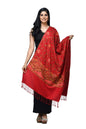 Pashwool 70x200 Pashwool Womens Kashmiri Embroidery Stole, Soft and Warm, Woollen Stole