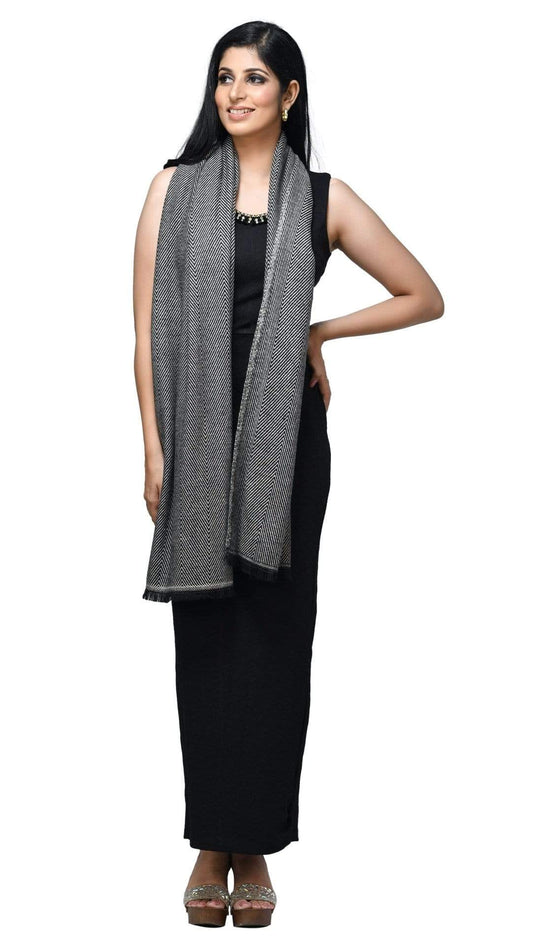 Pashwool 70x200 Pashwool Womens Stole, Extra Thick and Warm, Soft and Snuggly Wrap Style