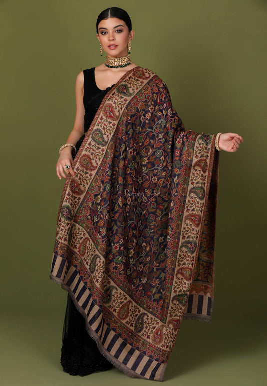 Pashtush Shawl Store Shawl Womens Kaani Shawl, Faux Pashmina, Soft and Warm, Beige