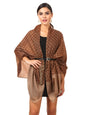 Pashtush Shawl Store Stole Pashutsh Womens Signature Pashmina Scarf with Pashtush Charm Logo