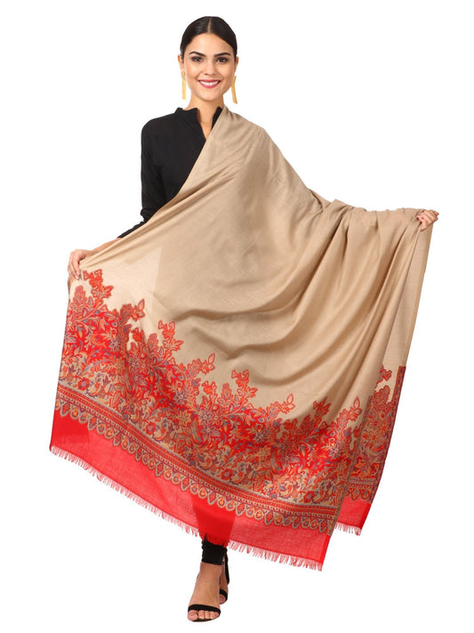 Pashtush Shawl Store Shawl Pashtush womens Floral Jacquard Shawl, Faux Pashmina floral